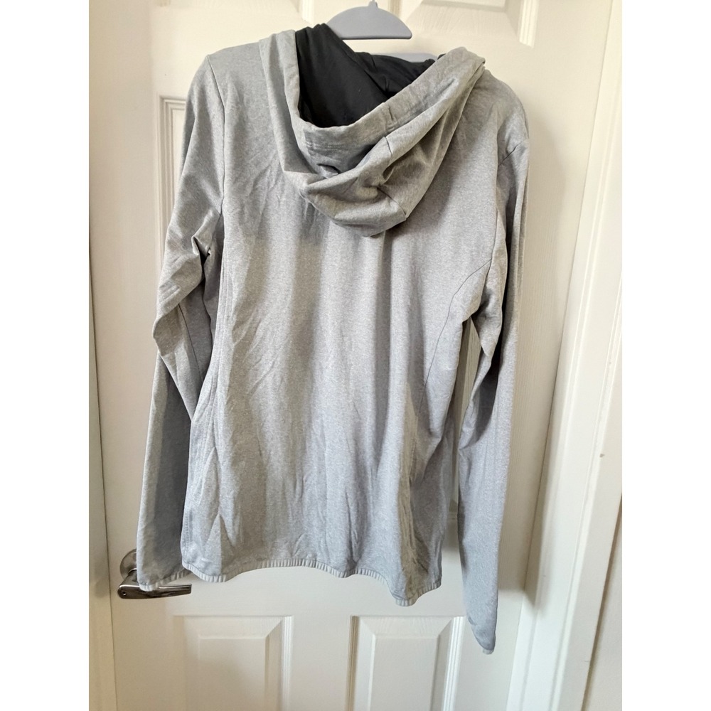 The North Face Mens Gray Full Zip Hoodie Sweatshirt Large Heathered Grey L - Picture 3 of 3